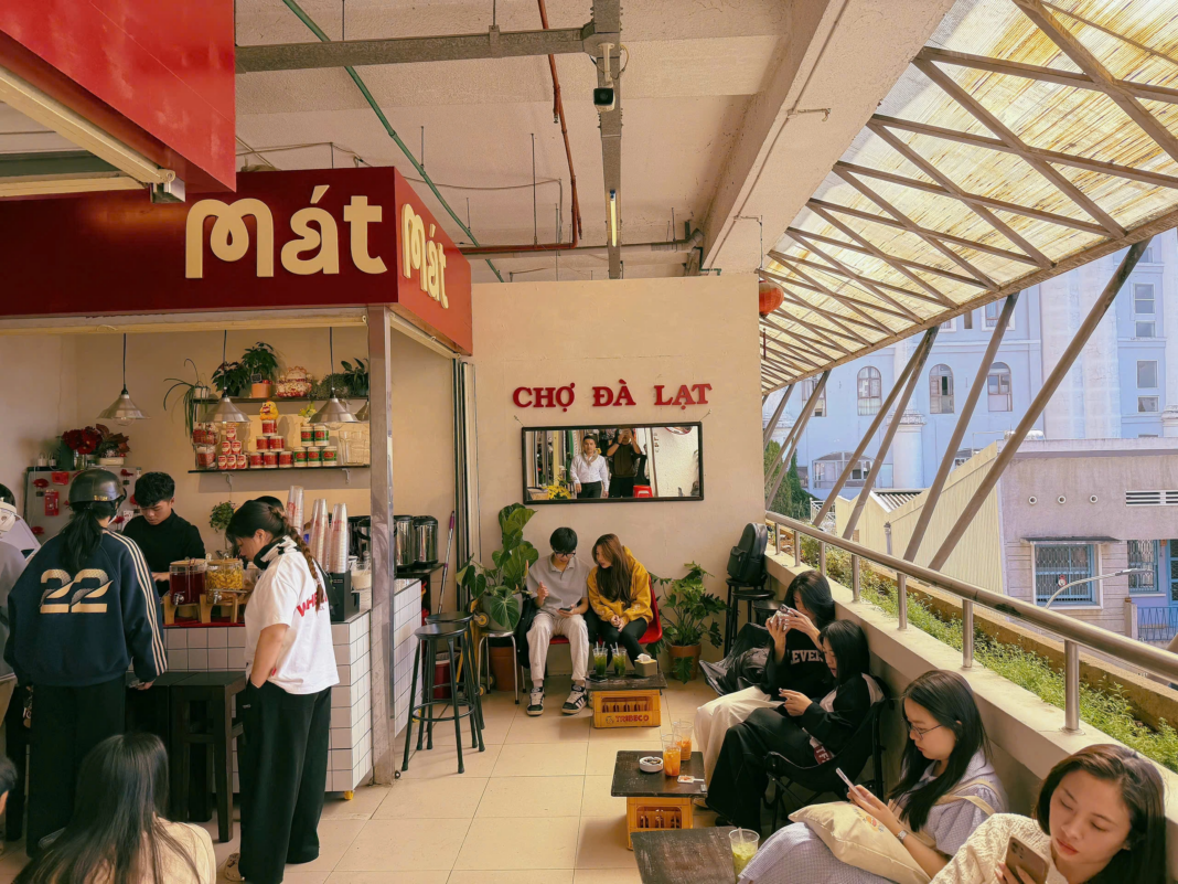 Khu tổ hợp giới trẻ ở chợ mới Đà Lạt